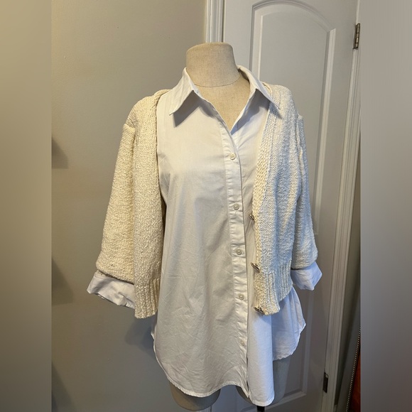 Elan Button down sweater combo medium - Picture 8 of 10